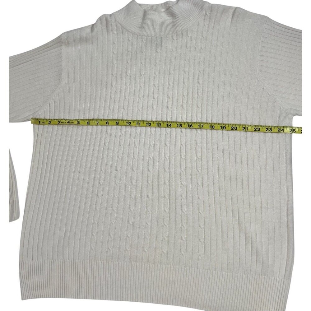 Baxter & Wells Women's Knit Sweater Pullover Winter Plus Size 2X Mock Neck NWT - Picture 4 of 6